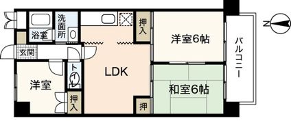 アミティ己斐の間取り画像