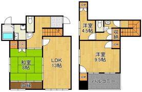 ハイツ中島の間取り画像