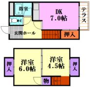 グリーンコートの間取り画像