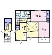 ビップハイツ M－Ⅱの間取り画像