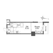 TLRレジデンス本町WESTの間取り画像