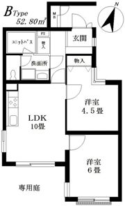 カサ・デ・高井戸の間取り画像