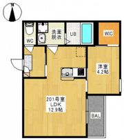 REGALEST 下伊福上町の間取り画像