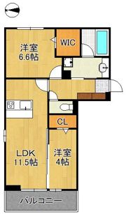 D-ROOM中原東IIの間取り画像