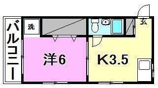 ミツダコーポ本町の間取り画像