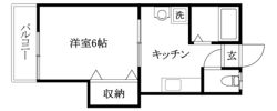 山田アパート（砥部町大南）の間取り画像