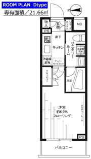 ステージグランデ大森アジールコートの間取り画像