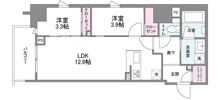シーズンフラッツ心斎橋EASTの間取り画像