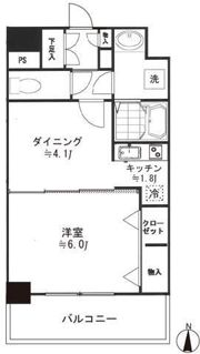セレーネ自由が丘の間取り画像