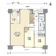 グランカサーレ北千里の間取り画像