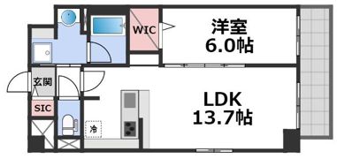 サン シエロ東今里の間取り画像