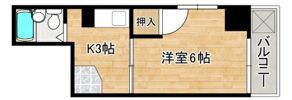 ウエストハイツの間取り画像