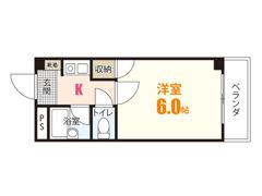 祇園ラフィーネの間取り画像