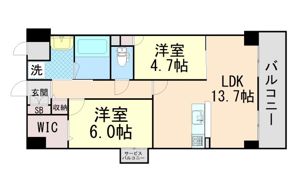 トリニティ豊中本町の間取り画像