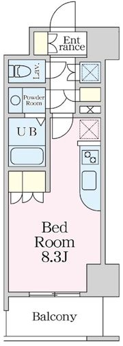 エスティメゾン大井仙台坂の間取り画像