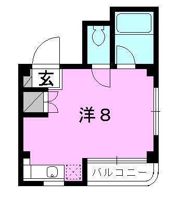 メゾン中一万の間取り画像