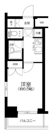 パレステュディオ広尾の間取り画像