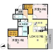 セジュール六条Cの間取り画像