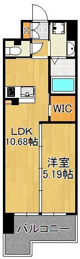 ウィングス西小倉の間取り画像
