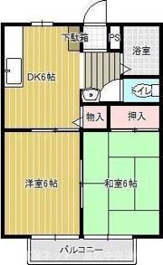 ハイツ池園の間取り画像