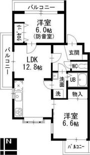 ヒルトップ東山の間取り画像
