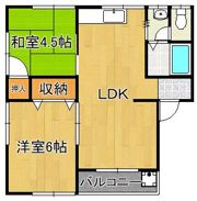 コーポマタケAの間取り画像