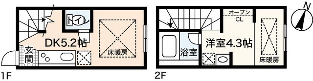 アルミロ己斐上の間取り画像