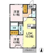 パークフラッツ多賀城の間取り画像