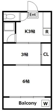 内山マンションの間取り画像