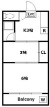 内山マンションの間取り画像