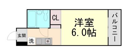 六甲フラッツの間取り画像