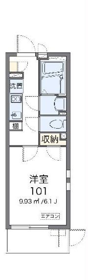 クレイノ樽崎Ⅱの間取り画像