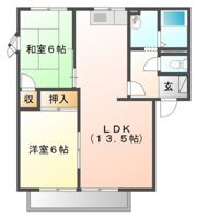 フレグランスみしまの間取り画像