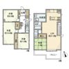 花咲戸建の間取り画像