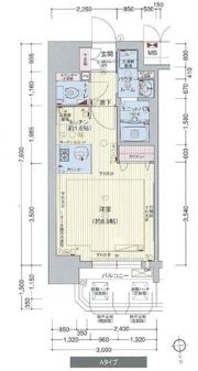 プレサンス天満橋アンジェの間取り画像