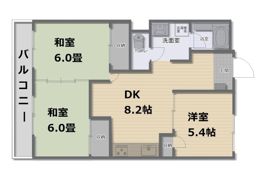 クイーンハイツ幸袋の間取り画像