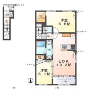 ウェストビレッヂⅠの間取り画像