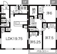 (仮称)杁ヶ池701戸建3の間取り画像
