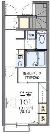 レオパレス春望の間取り画像