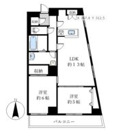 マンション 杉並区西荻北の間取り画像