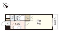 カーナ西田の間取り画像