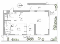 GranDuo三軒茶屋12の間取り画像