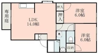 アビタシオン武蔵ヶ丘Bの間取り画像