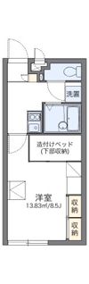 レオパレスイナミタウンの間取り画像