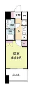 セレニテ難波グランデシュッドの間取り画像