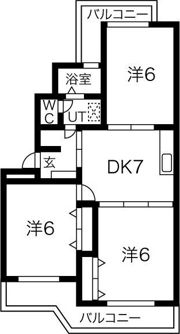 シエラ光が丘A棟の間取り画像