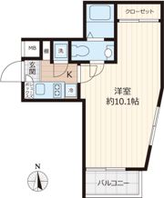 Beverly Homes 下赤塚の間取り画像