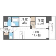 セレニテフラン梅田の間取り画像