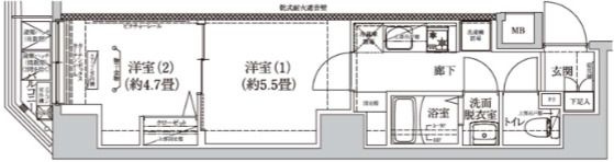 アイルグランデ押上ノースの間取り画像