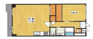 千里ハイツの間取り画像
